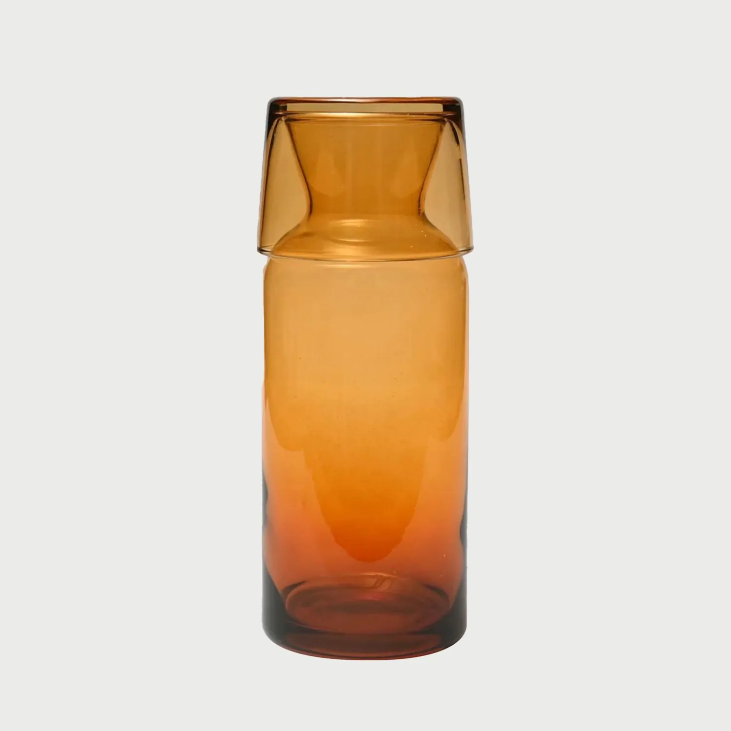 Iconic Amber Carafe with Matching Glass