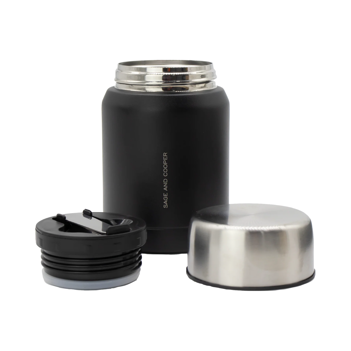 Black Thermo Flask