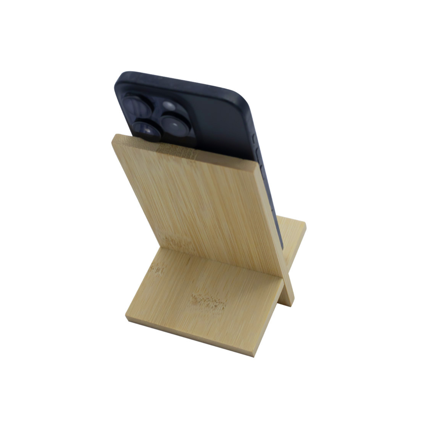 Groove Bamboo Phone Stand