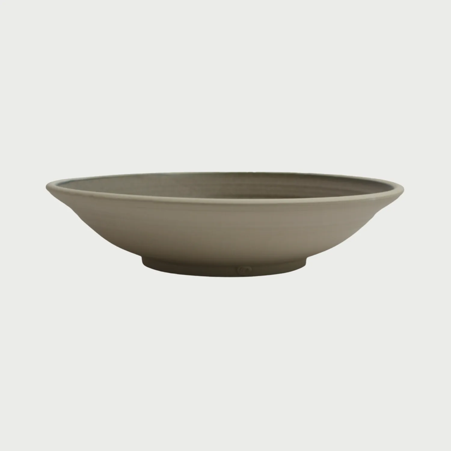 Medium Handmade Concrete Shallow Bowl by Katherine Mahoney