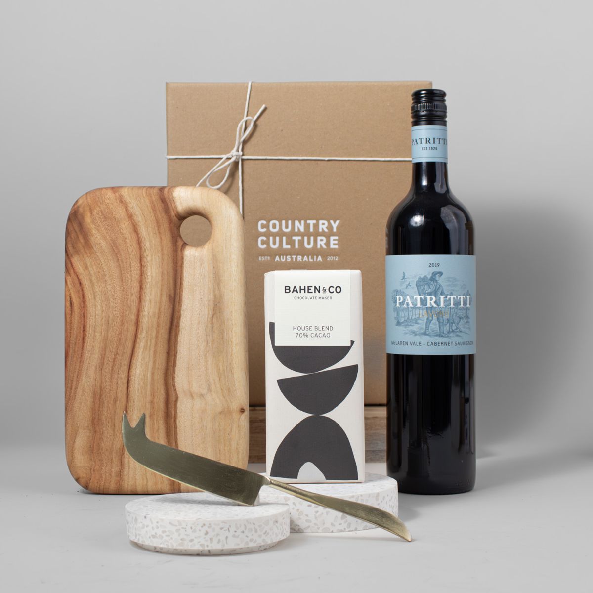 Photo of the Wine Cheese and Chocolate Gift Hamper 