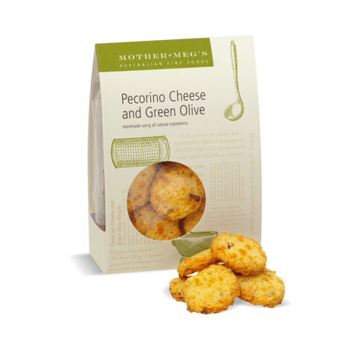 Pecorino Cheese and Green Olive Biscuits