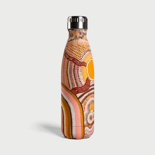 Aboriginal Journeys In The Sun Stainless Steel Water Bottle