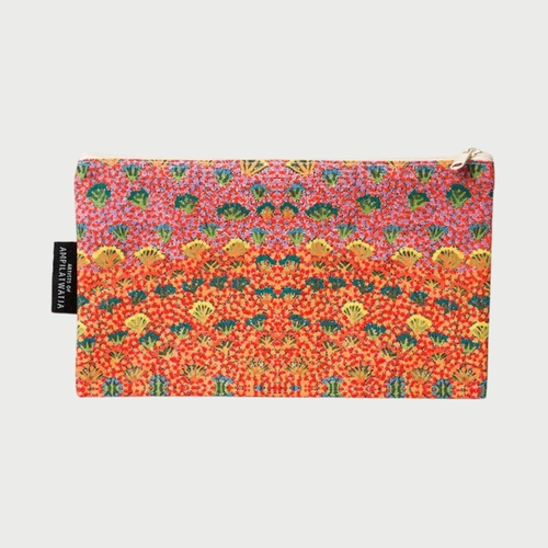 Daisy Moss Cotton Zip Bag