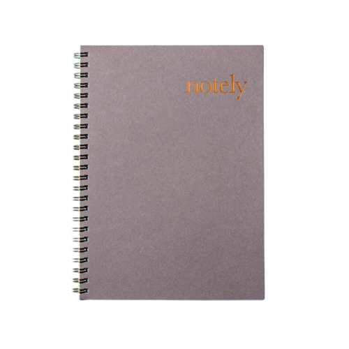 Charcoal &amp; Copper Spiral Notebook