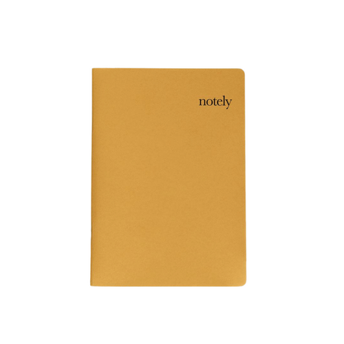 Mustard Blank Notebook
