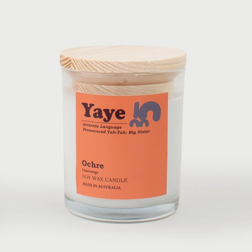 Yaye 'Ochre' Soy Wax Candle with Lid