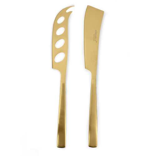 St. Clare Cheese Knife Set- Gold
