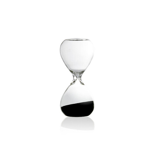 Small Clear 3 Minutes Hourglass