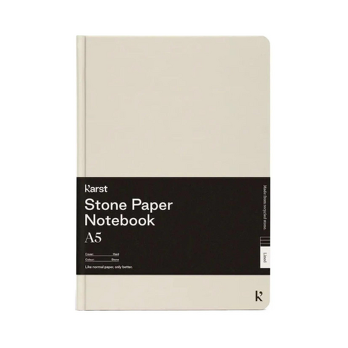 A5 Hard Cover Notebook in Stone