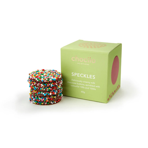 Speckles in Milk Chocolates Gift Cube - 60g