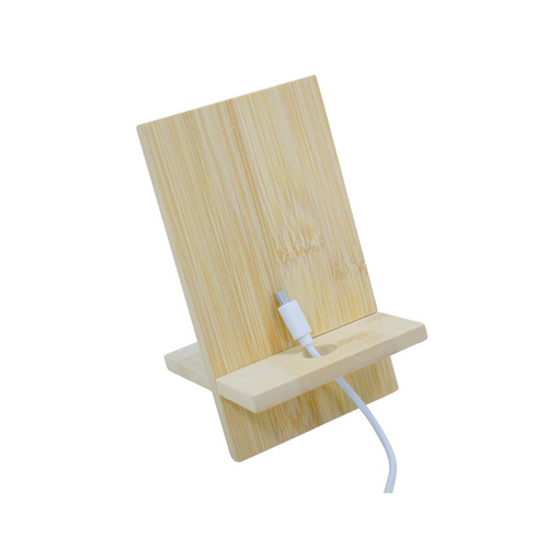 Groove Bamboo Phone Stand