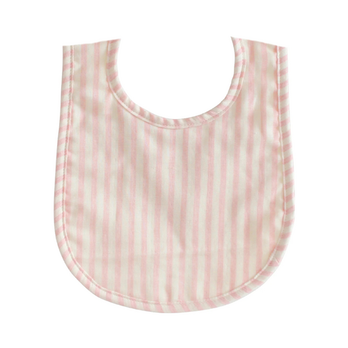 Pink Stripe Bib