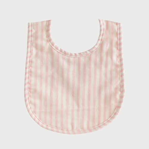 Pink Stripe Bib