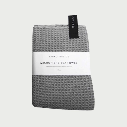 Grey Microfibre Tea Towel