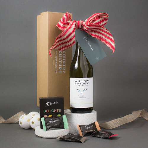 Chardonnay with Chocolates Gift Hamper