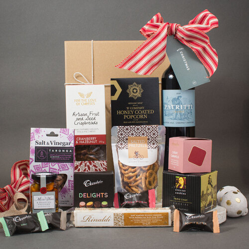 Gourmet Christmas with Red Wine Gift Hamper